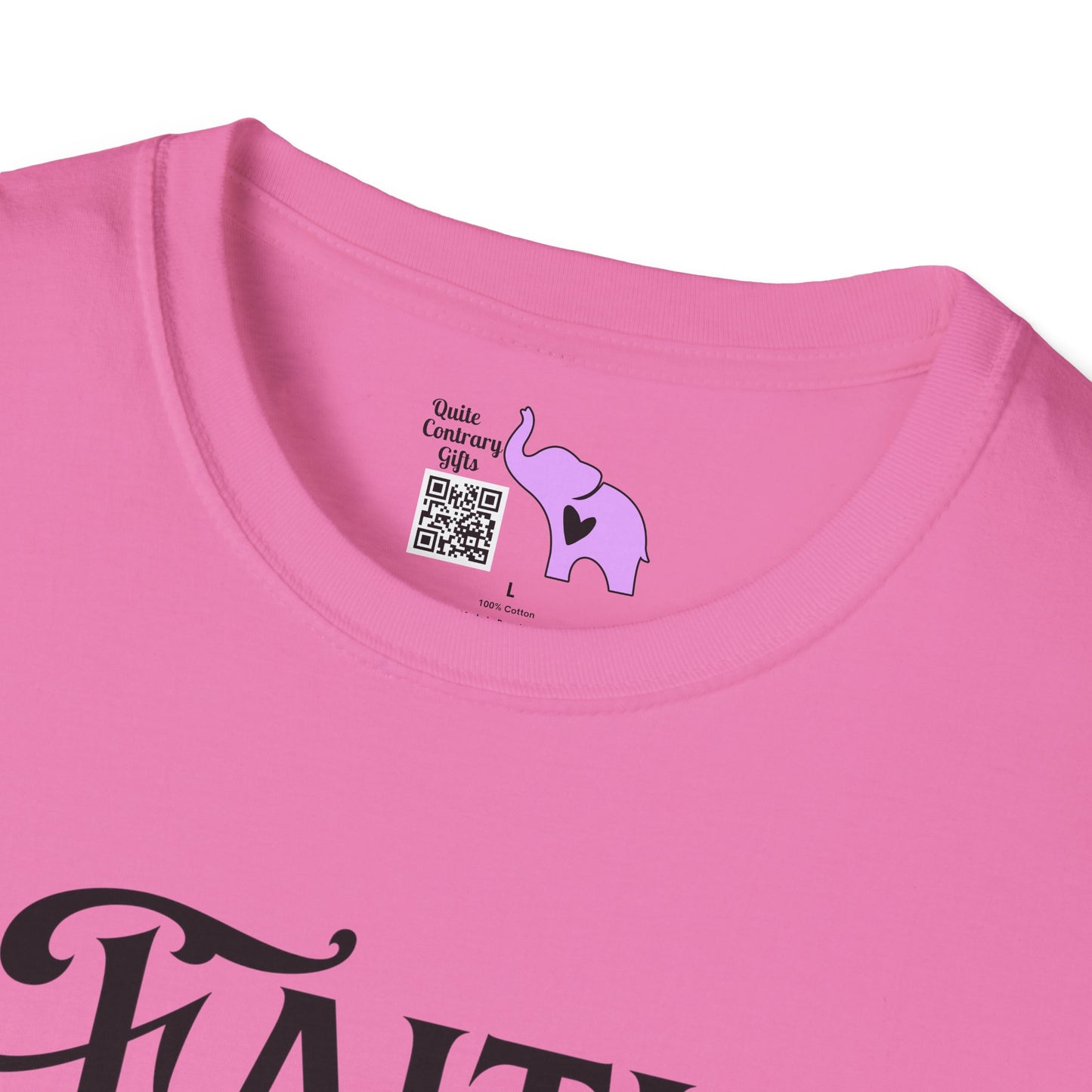 Faith Makes Things Possible... Not Easy Adult T-shirt