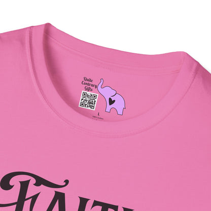 Faith Makes Things Possible... Not Easy Adult T-shirt