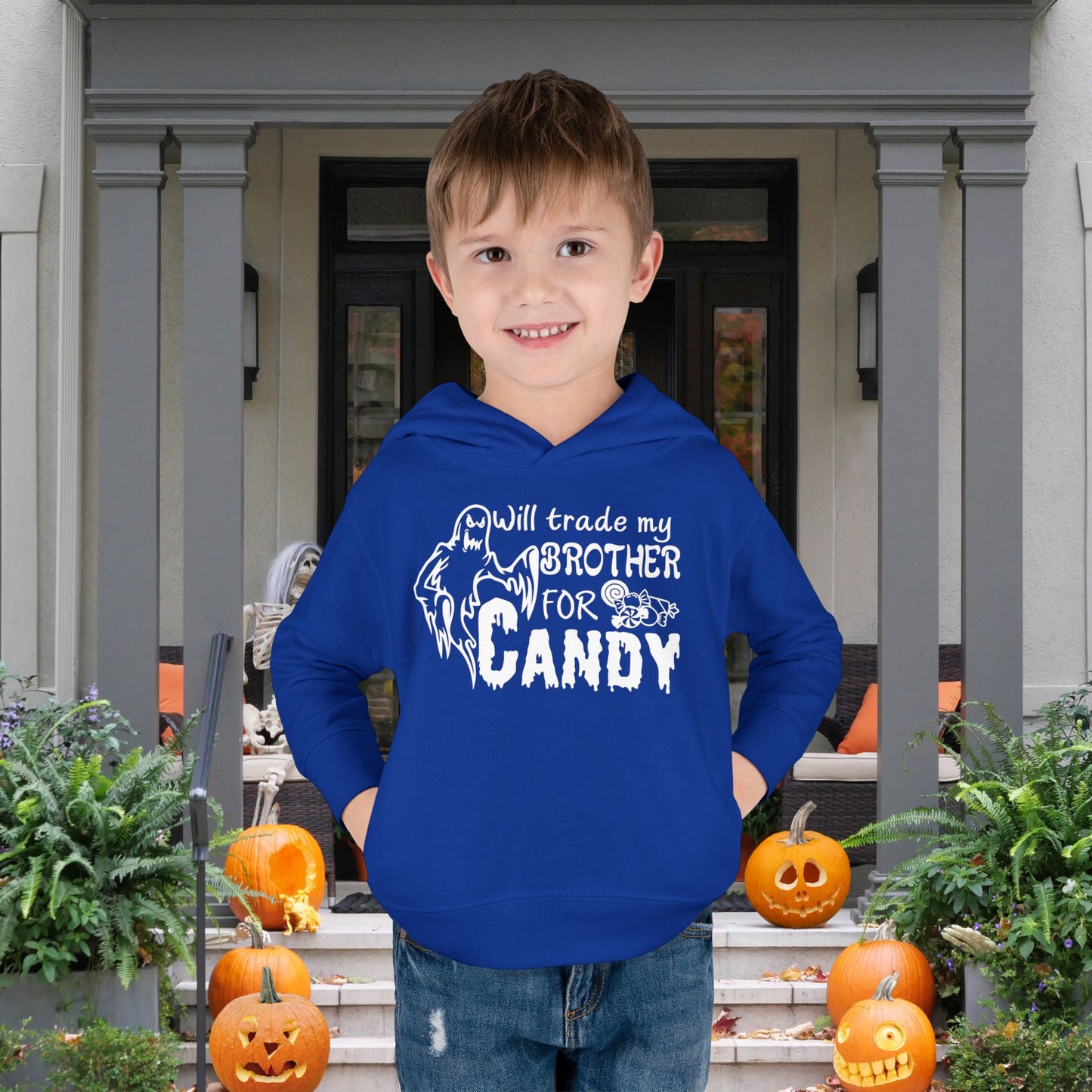 Will Trade My Brother For Candy Toddler Hoodie