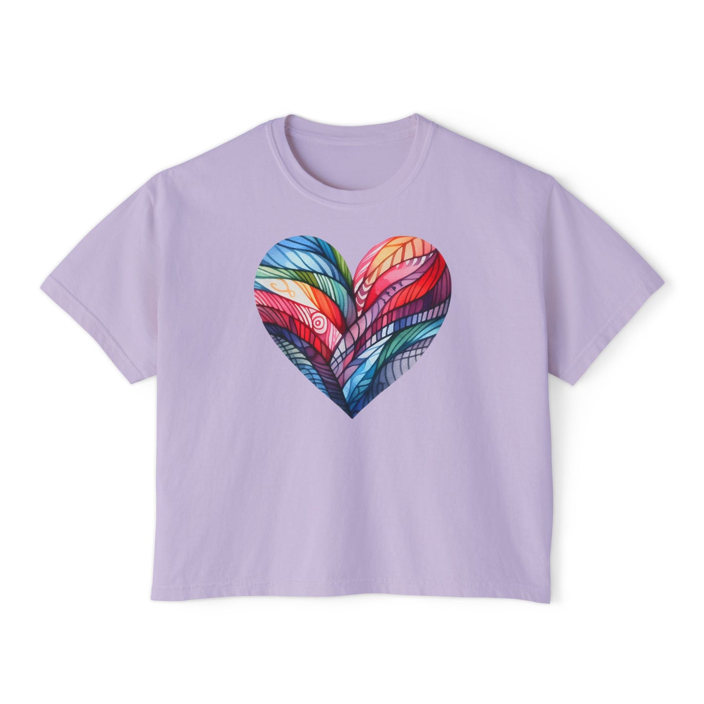 Heart of Many Colors Women's Boxy Tee