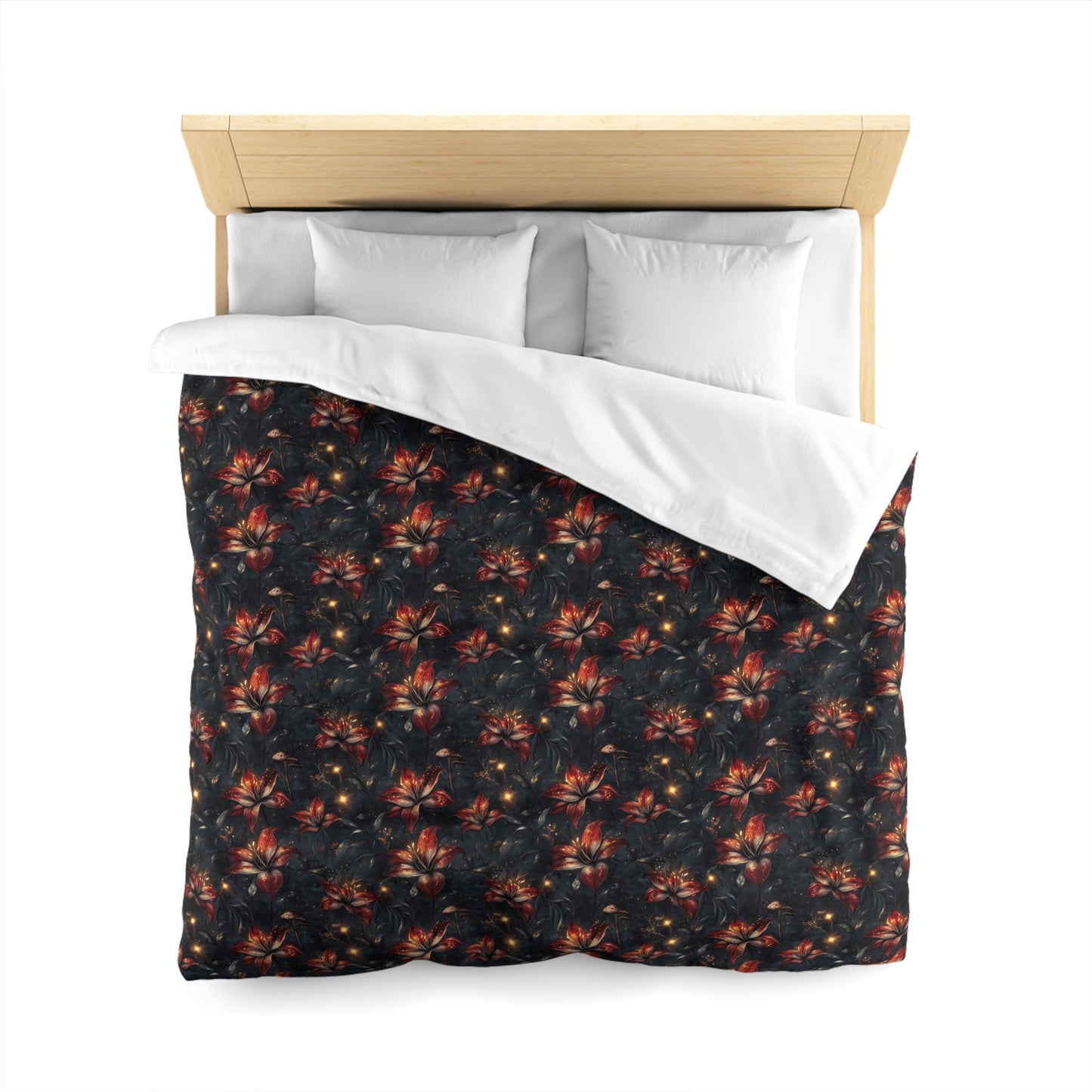 Fire Lilly Dreams Microfiber Duvet Cover