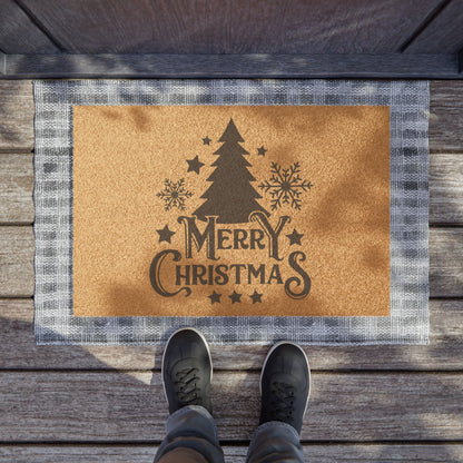 Merry Christmas 4 Coconut Fiber Doormat