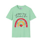 Made to Teach Rainbow Adult T-shirt