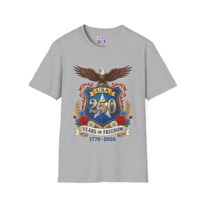 USA 250 Years of Freedom Adult T-shirt