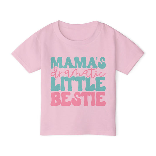 Mama's Dramatic Little Bestie Heavy Cotton™ Toddler T-shirt