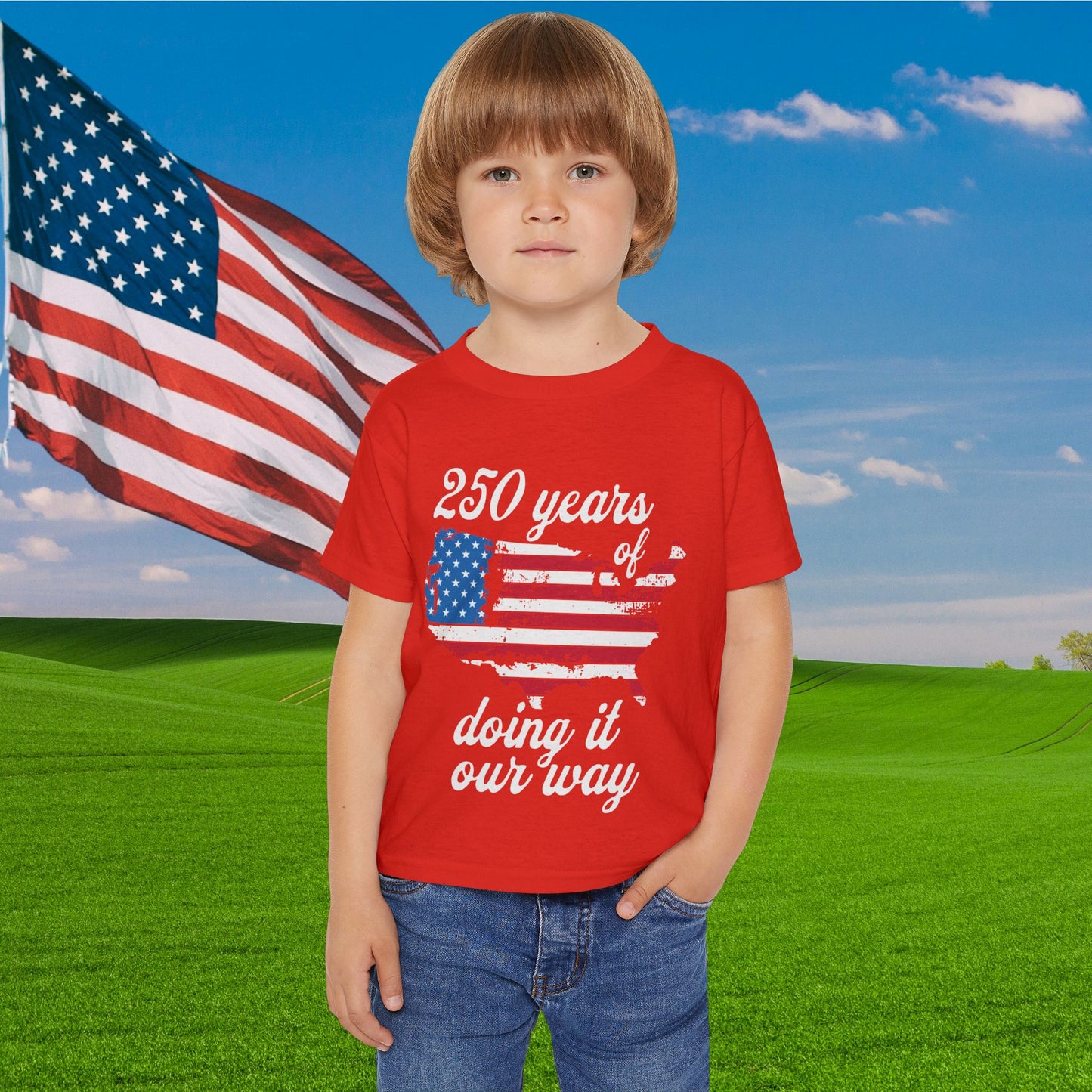 250 Years of Doing It Our Way Heavy Cotton™ Toddler T-shirt