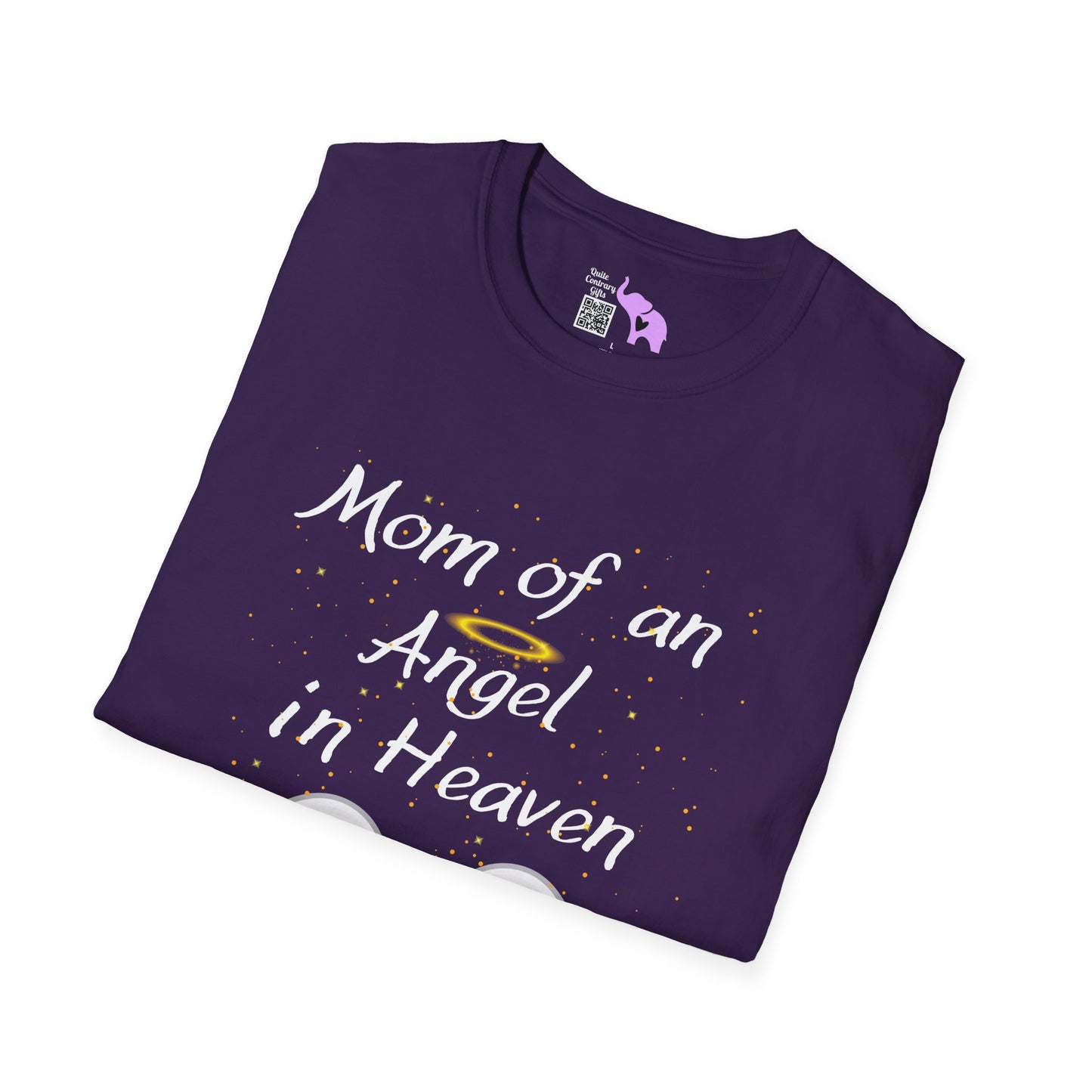 Mom of an Angel in Heaven Adult T-shirt
