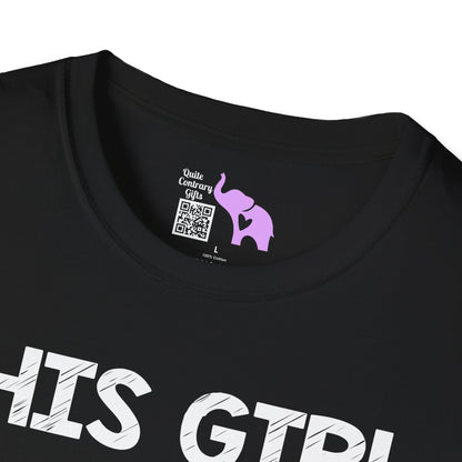 This Girl Runs On Coffee And Sarcasm Adult T-shirt