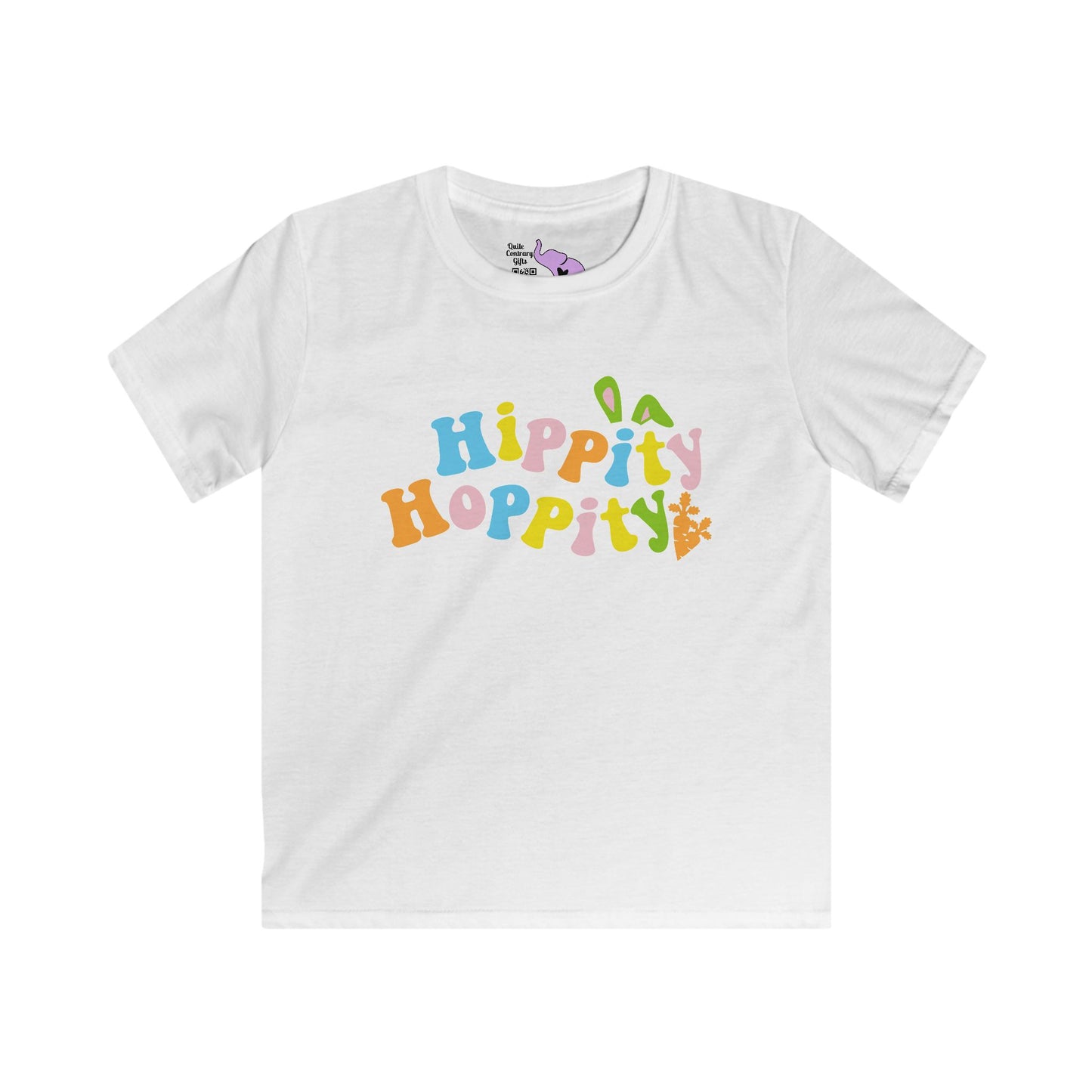 Hippity Hoppity (Easter) Kids Softstyle Tee
