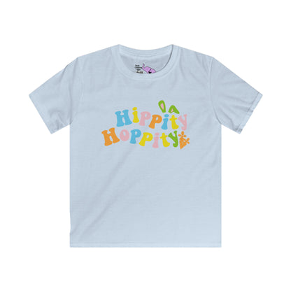 Hippity Hoppity (Easter) Kids Softstyle Tee