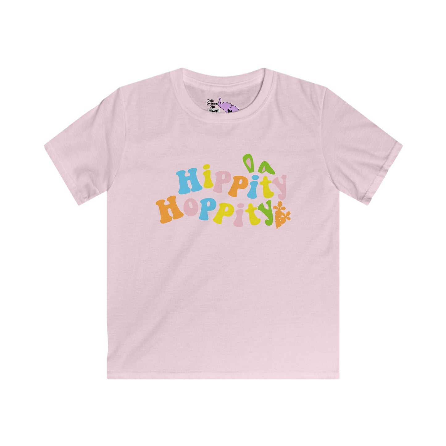 Hippity Hoppity (Easter) Kids Softstyle Tee