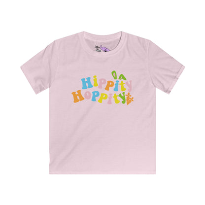 Hippity Hoppity (Easter) Kids Softstyle Tee