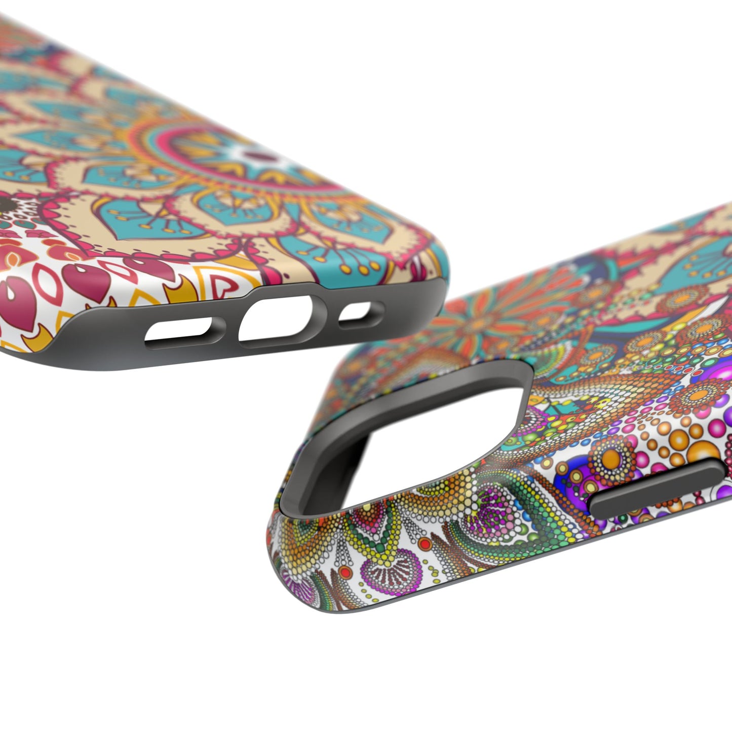 Colorful Mandala MagSafe® Compatible Tough Case for iPhone