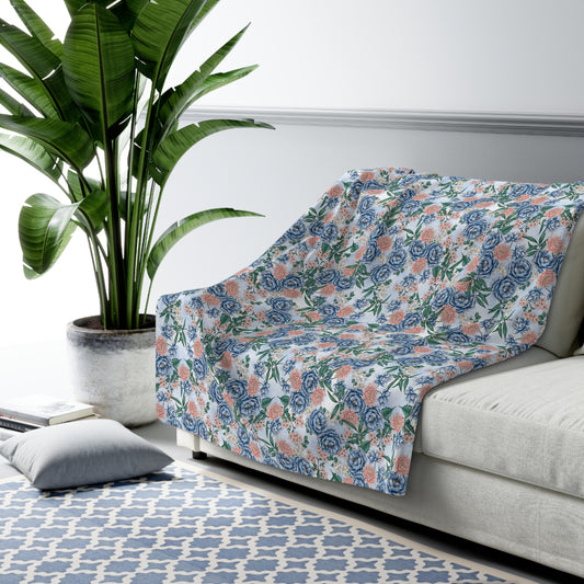 Tranquil Garden Fleece Blanket