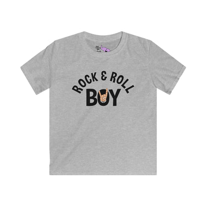 Rock & Roll Boy Kids Softstyle Tee