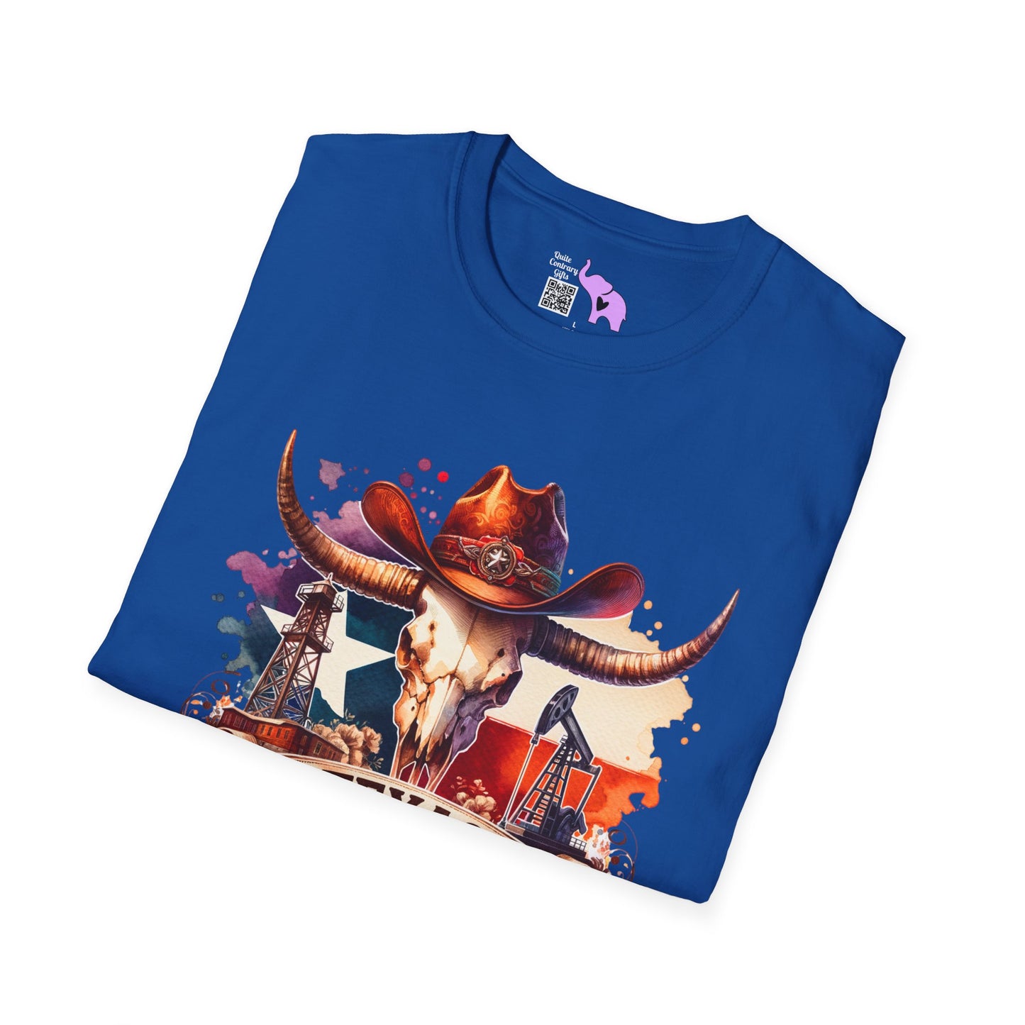 Texas Oil Rigs Adult T-shirt