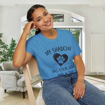 My Shadow Has Four Legs and a Tail Adult T-shirt