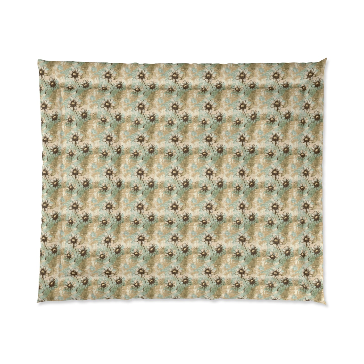 Worn Meadow Daisies Basic Bedding Set