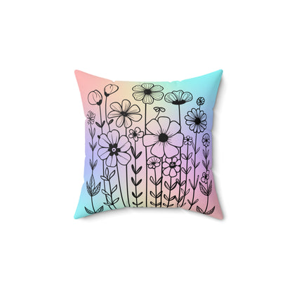 Spring Bloom Throw Pillow