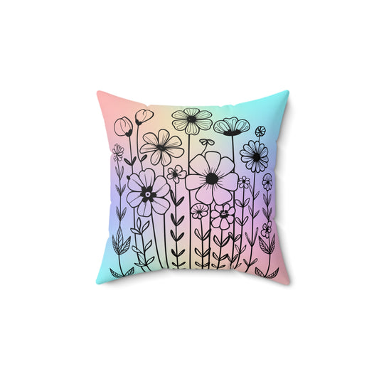 Spring Bloom Throw Pillow