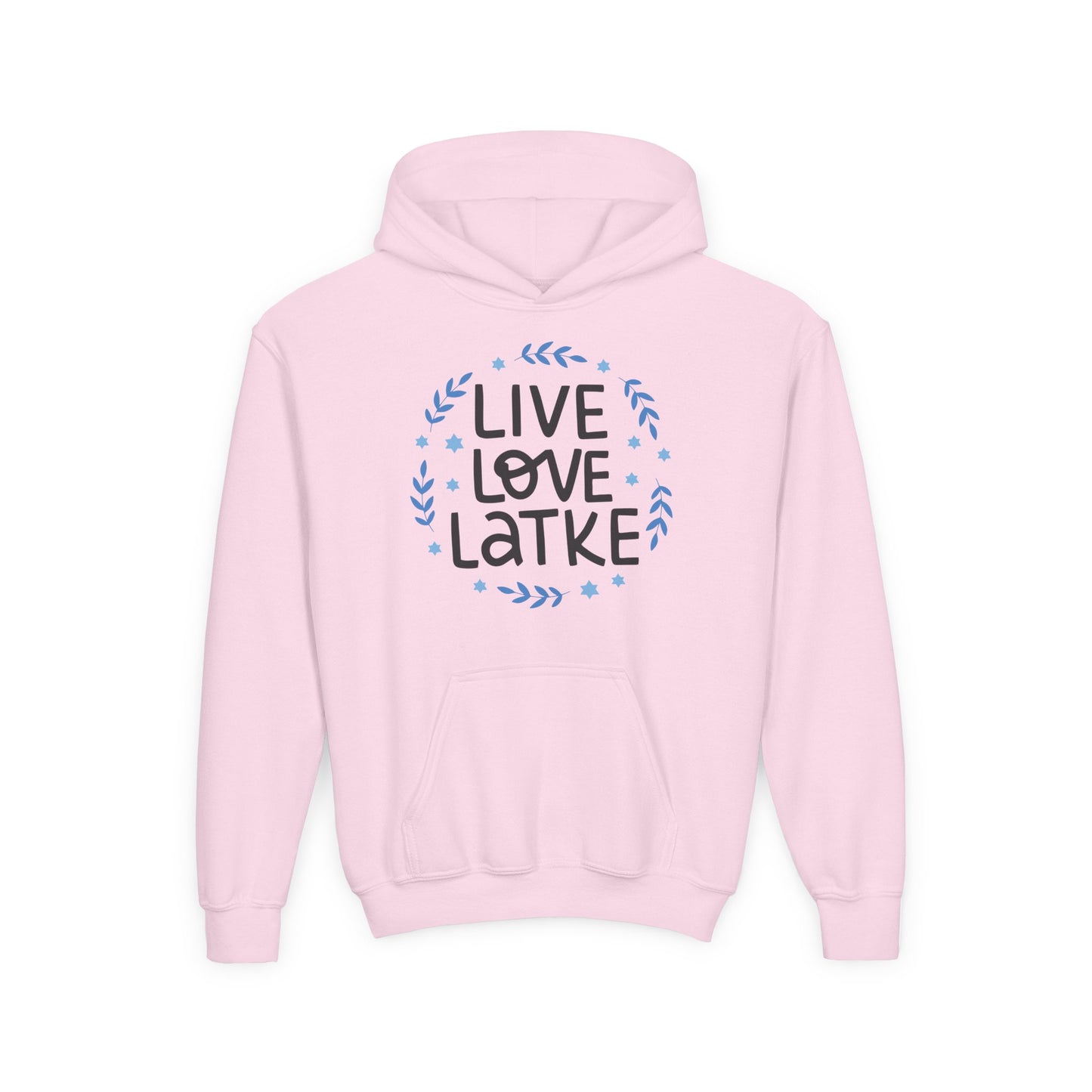 Hanukkah Live Love Latke Youth Hoodie