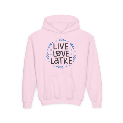 Hanukkah Live Love Latke Youth Hoodie
