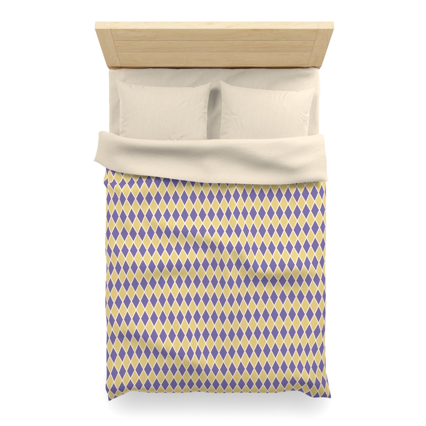 Violet & Sun Harlequin Microfiber Duvet Cover