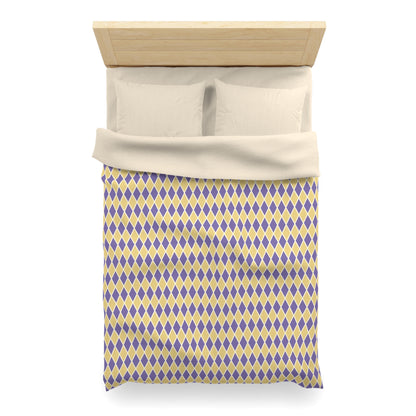 Violet & Sun Harlequin Microfiber Duvet Cover