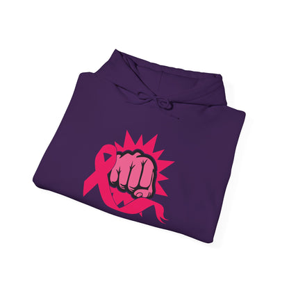 Breast Cancer Warrior Punch Adult Heavy Blend™ Hoodie