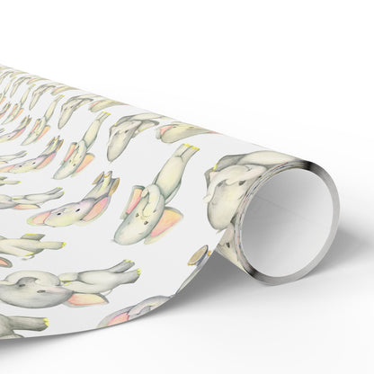 Dancing Elephants Wrapping Paper