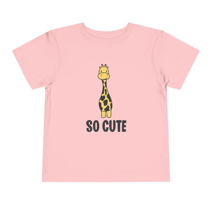 So Cute (Giraffe) Toddler Tee