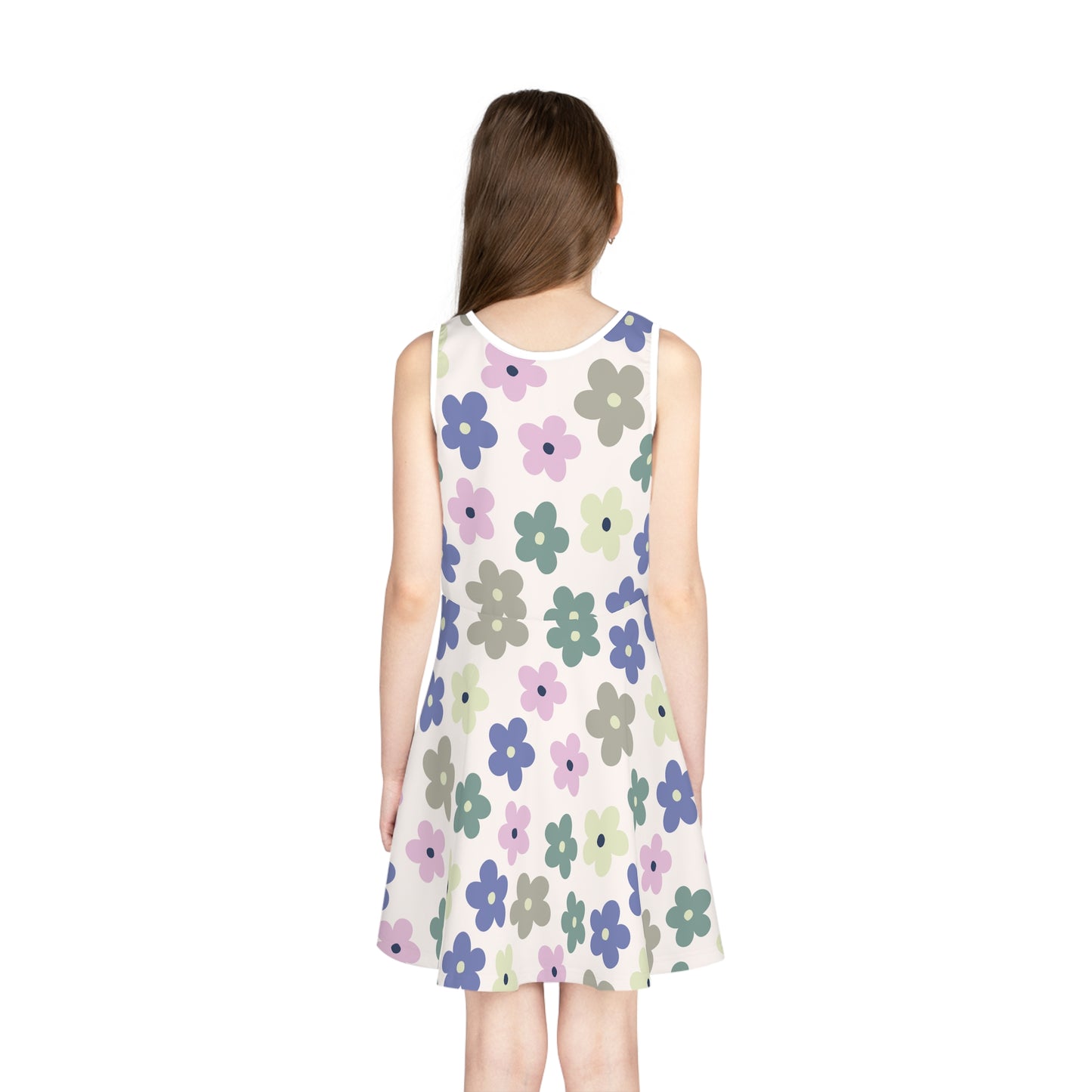 Earthbound Blooms Girls' Sleeveless Sundress