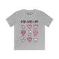 God Says I Am... (Conversation Heart) Youth Softstyle Tee