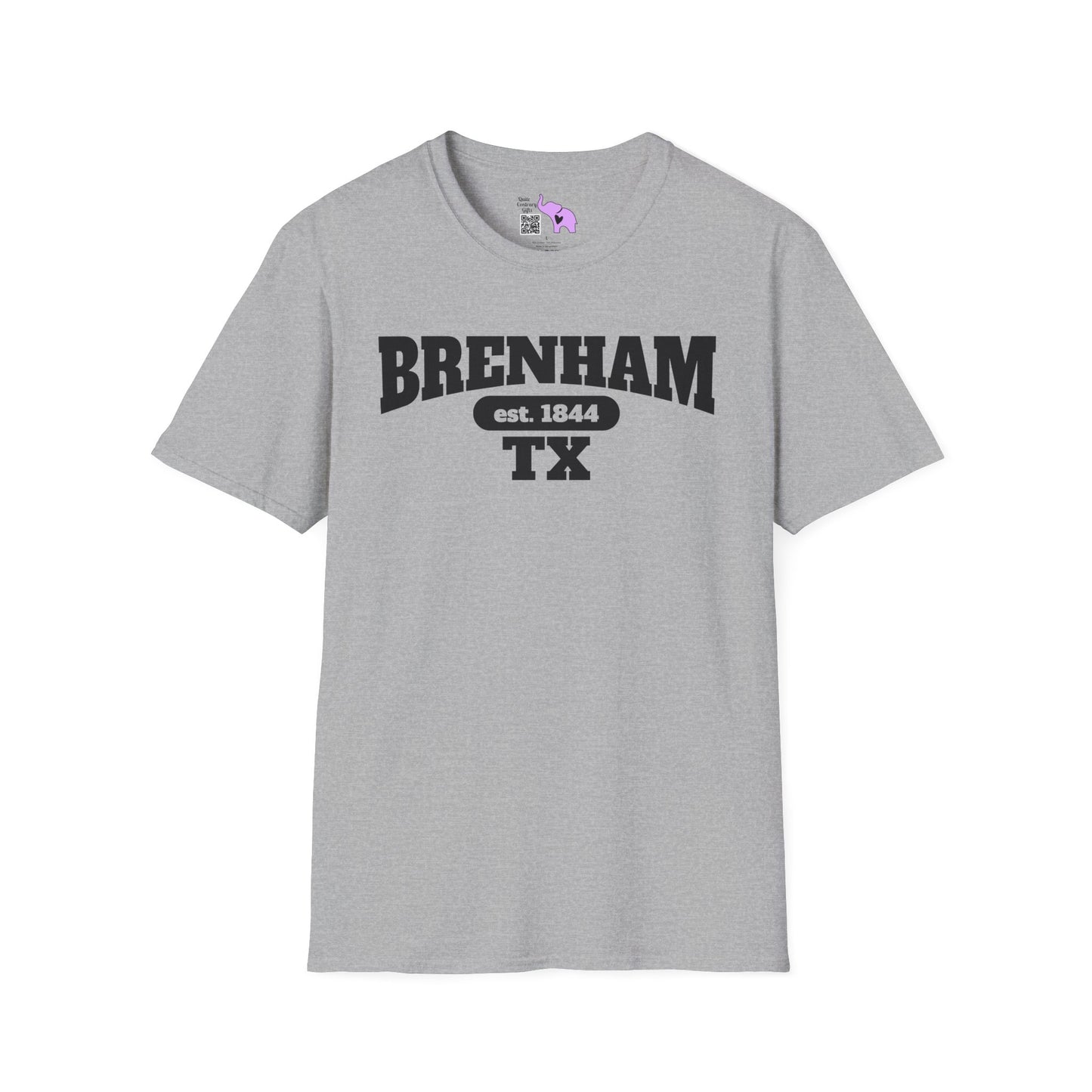Brenham Tx Est. 1844 Adult T-shirt