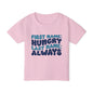 First Name: Hungry Last Name: Always Heavy Cotton™ Toddler T-shirt