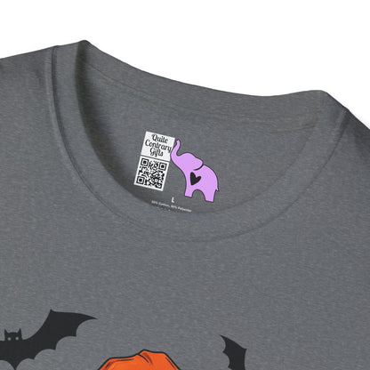 Spooky Mama (Black Catl) Adult T-shirt