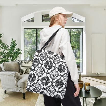 Ornamental Symmetry Canvas Tote Bag