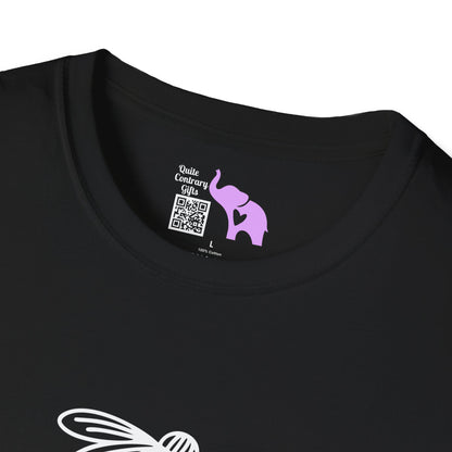 Peace (Vertical, Floral) Adult T-shirt