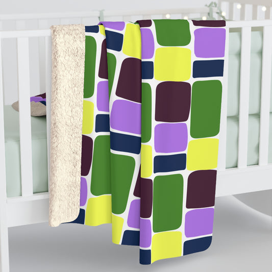 Stack Attack Sherpa Fleece Blanket