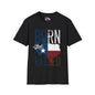 Texas Born and Raised Adult T-shirt