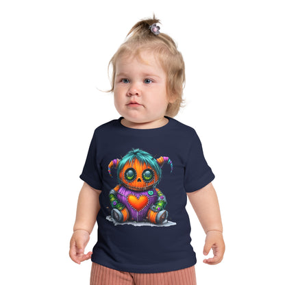Patchwork Pumpkin Heart Infant T-Shirt