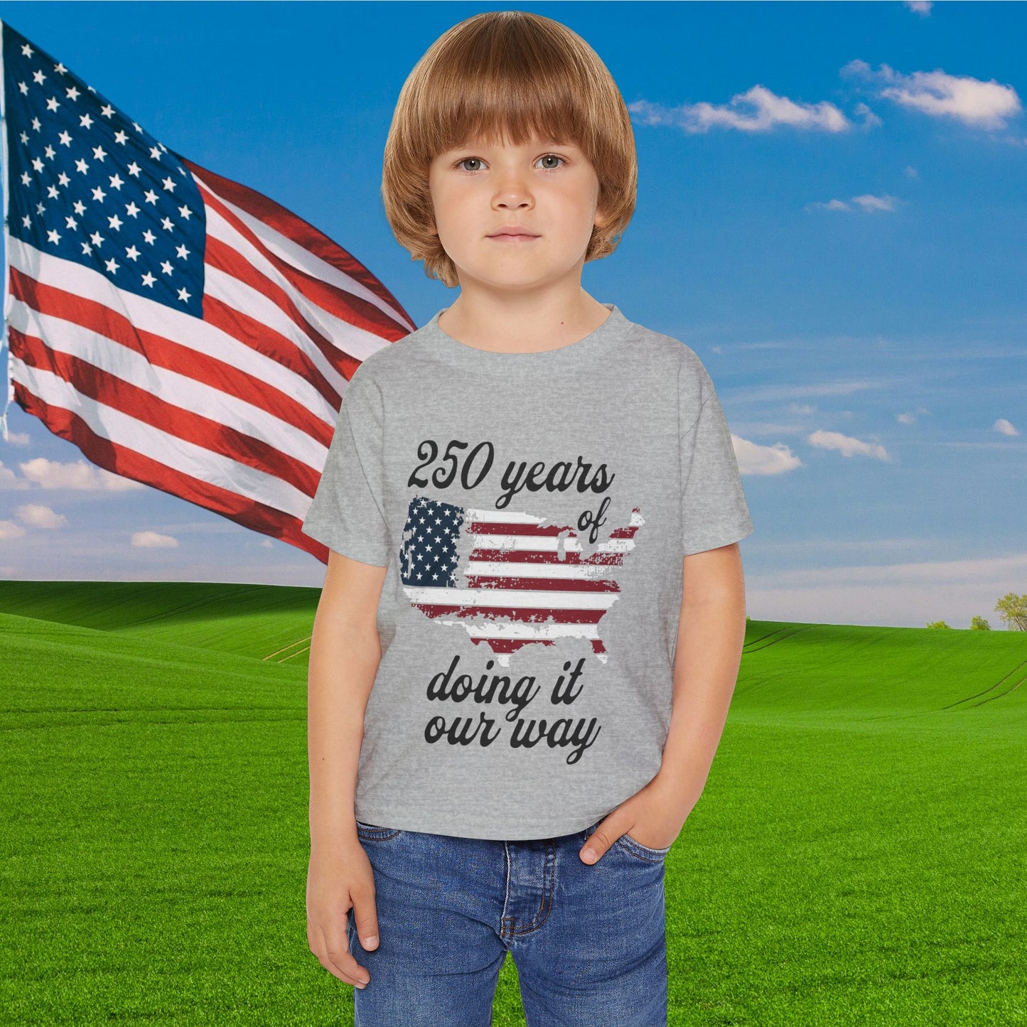 250 Years of Doing It Our Way Heavy Cotton™ Toddler T-shirt