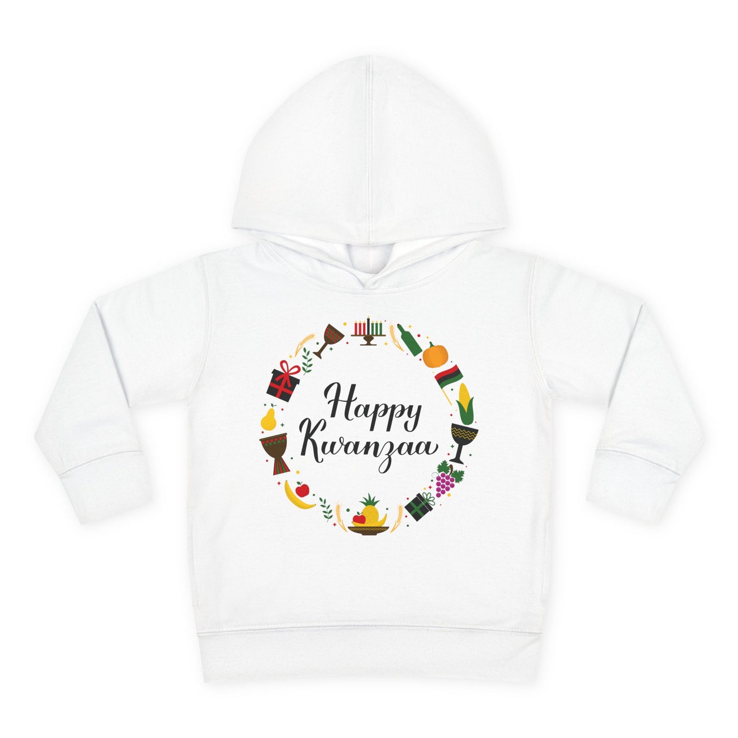 Happy Kwanzaa Wreath Toddler Hoodie