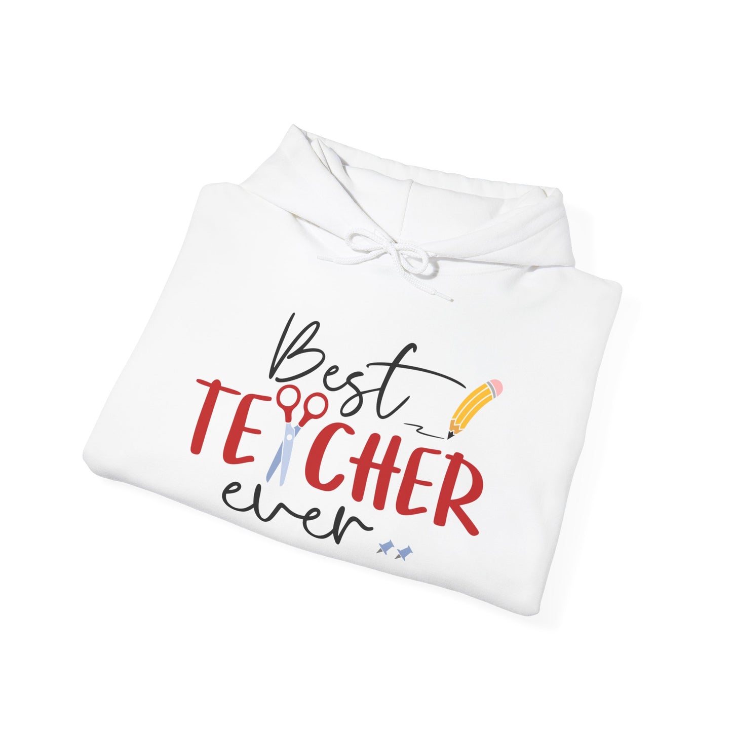 Best Teacher Ever Heavy Blend™ Hooded Sweatshirt