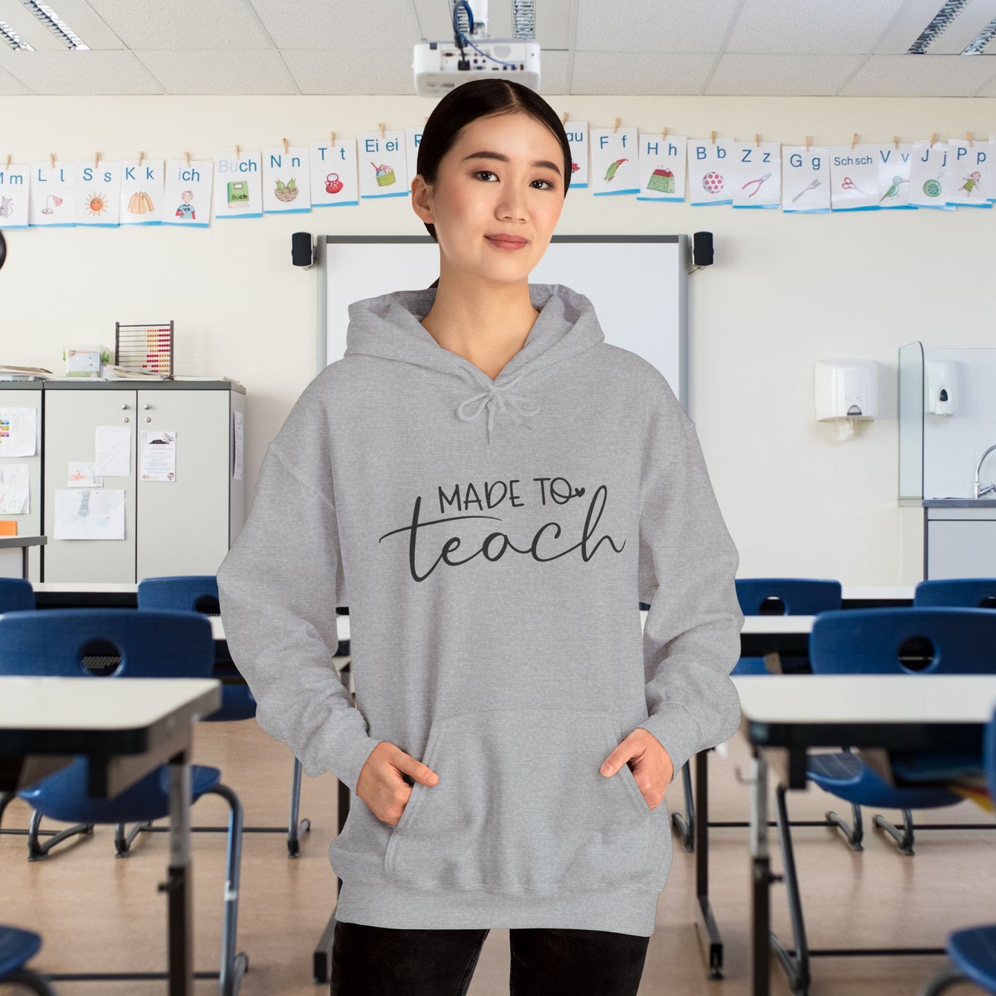 Made to Teach Heavy Blend™ Hooded Sweatshirt