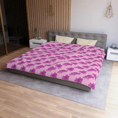 Bubblegum Bloom Peonies Duvet Bedding Set