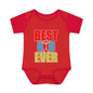 Best Kid Ever (Colorful) Infant Baby Rib Bodysuit