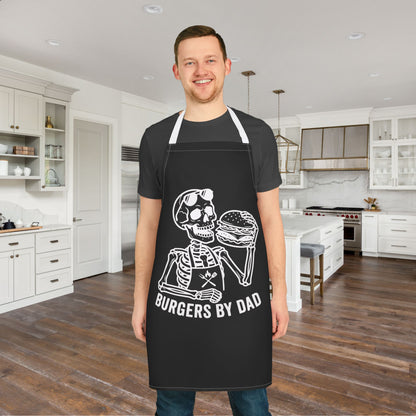 Burgers By Dad (Dad Skeleton) Apron