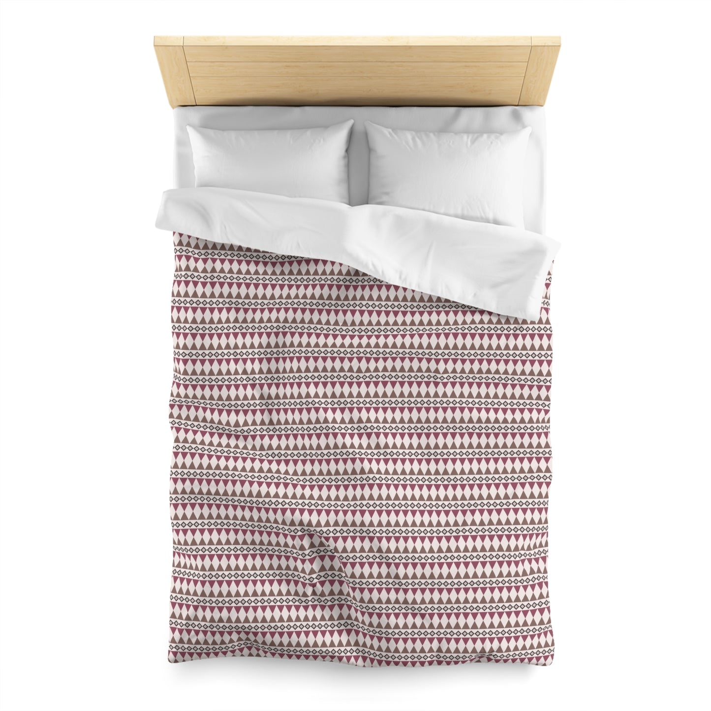 Rosewood Cairn Stripes Microfiber Duvet Cover