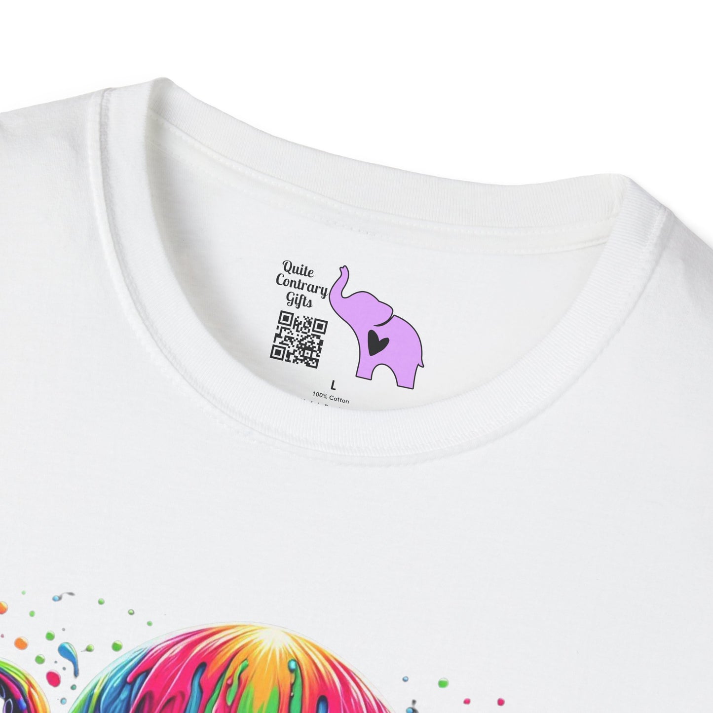 Colorful Skeleton Octopus Adult T-shirt